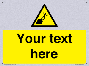 Custom Warning unstable cliff edge